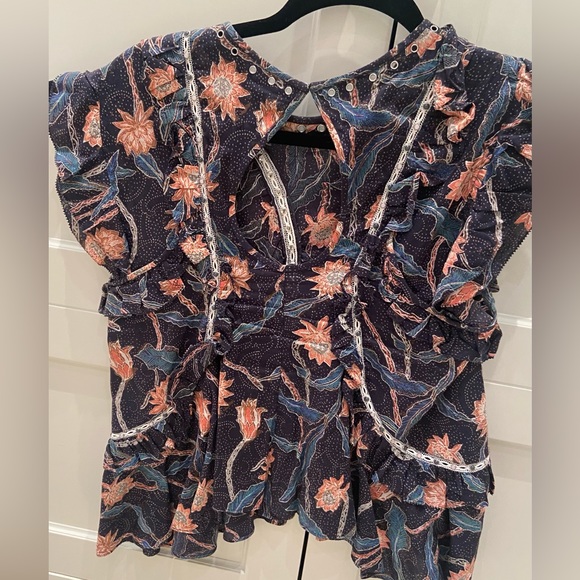 Isabel Marant floral top, size 36 - Picture 2 of 4